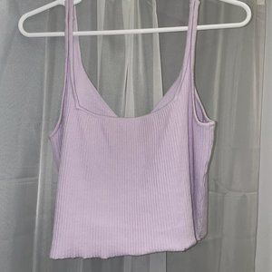 Urban Outfitters Purple Allie Tie Back Tank Top, Size M